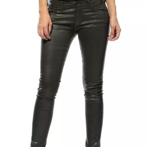 AG The Leggings Super Skinny Coated Jeans